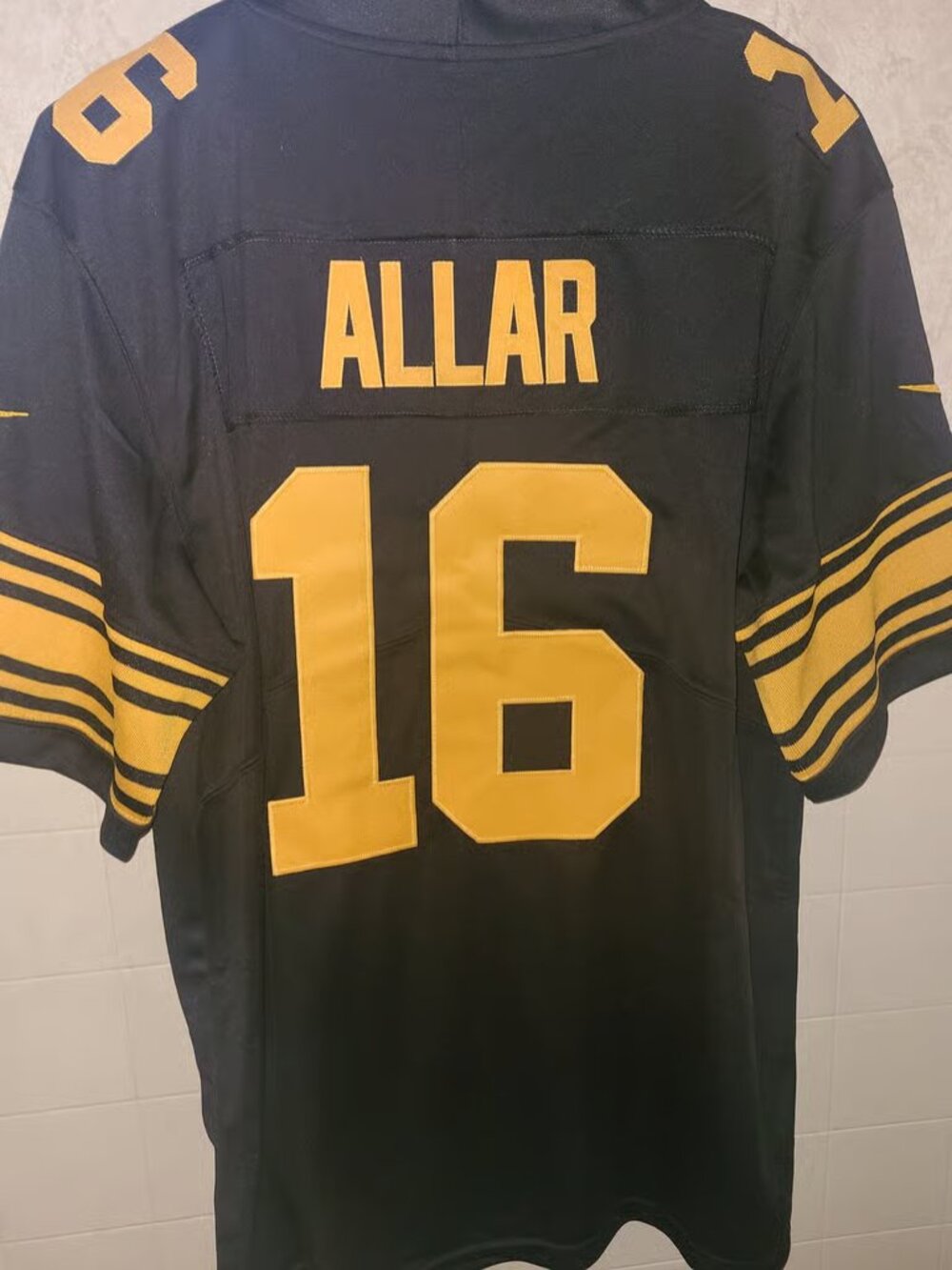 Drew Allar Black Stitched Vapor Jersey
